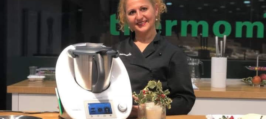 Yogur griego de fresa en varoma en #Cáceres